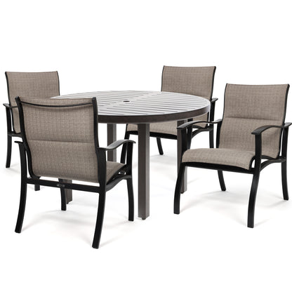 
                  Albany 5 Piece Padded Sling Low Back Dining Set - Image 11
                
