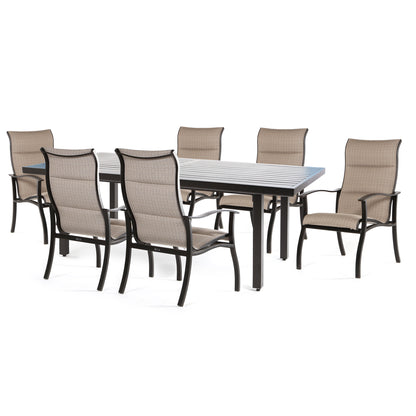 
                  Albany 7 Piece Padded Sling High Back Dining Set - Image 12
                