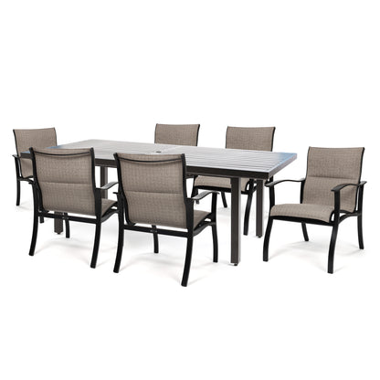
                  Albany 7 Piece Padded Sling Low Back Dining Set - Image 11
                