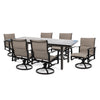 Albany 7 Piece Padded Sling Low Back Dining Set