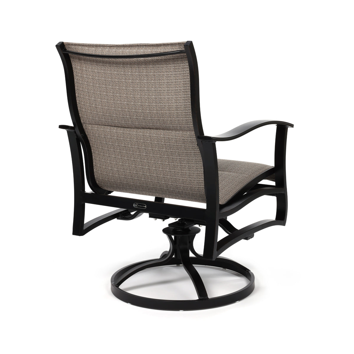 Sling Stack Rocker Albany Padded Sling Low Back Swivel Rocker by Mallin | Aluminum Swivel ...