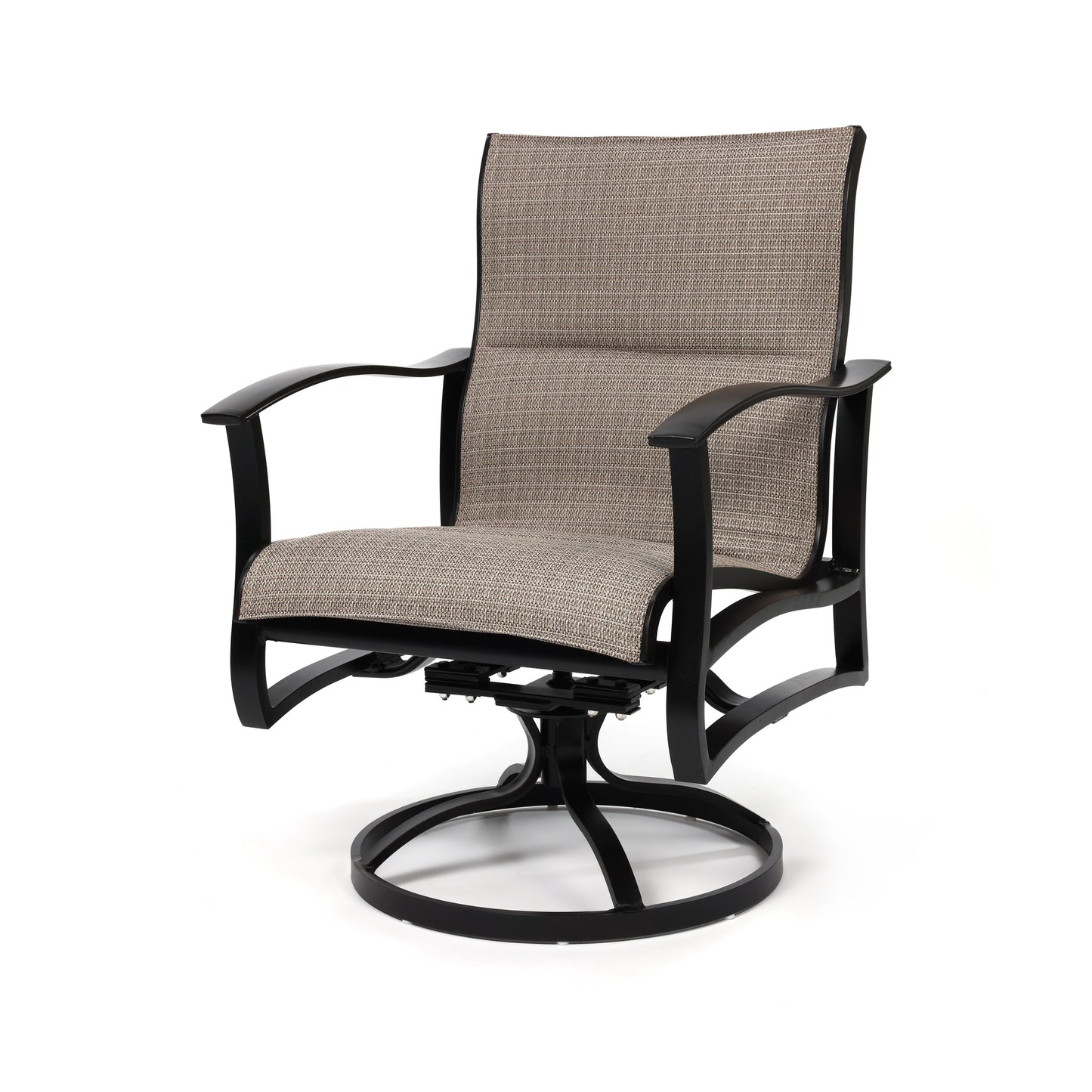 Albany Padded Sling Low Back Swivel Rocker, image 1
