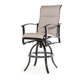 Albany Padded Sling Swivel Bar Stool