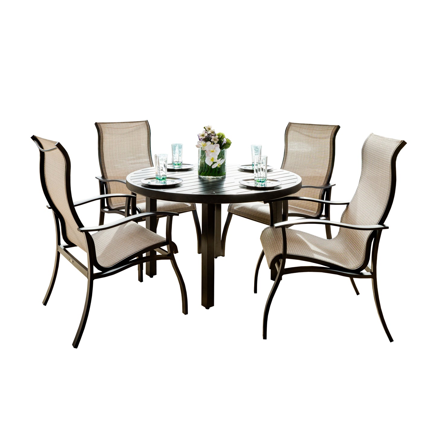 Albany Sling 5 Piece Dining Set all Dining Chairs, image 1