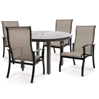 
                  Albany 5 Piece Sling High Back Dining Set - Image 11
                