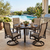 Albany 5 Piece Sling High Back Dining Set