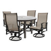 Albany 5 Piece Sling High Back Dining Set