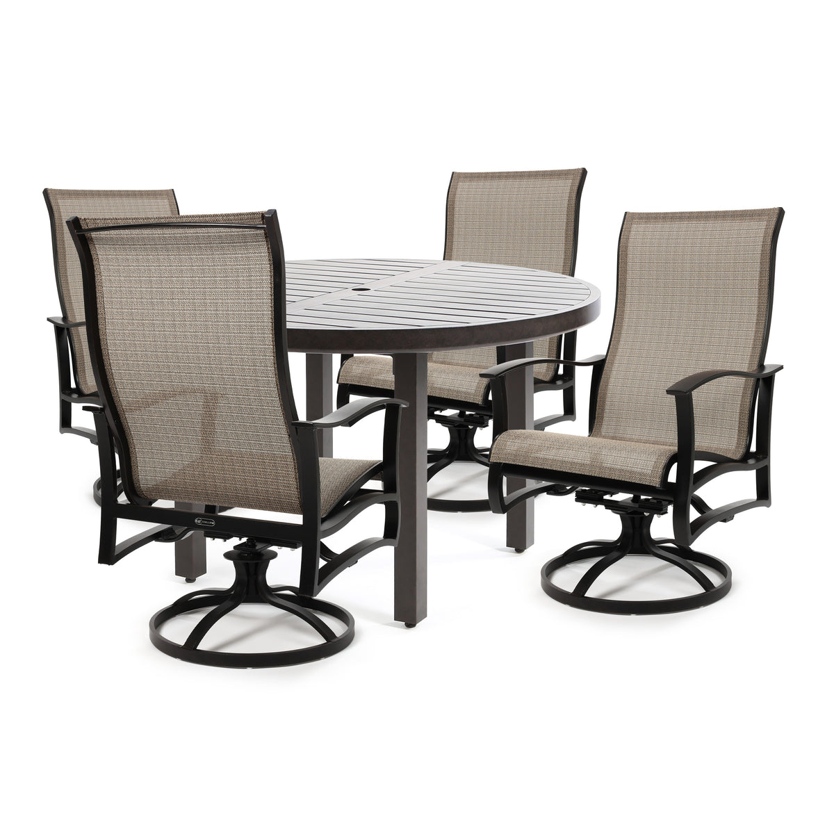 Albany 5 Piece Sling High Back Dining Set, image 10
