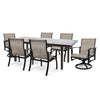 Albany 7 Piece Sling Low Back Dining Set