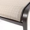 Albany Sling Chaise Lounge Elevation Stone Fabric Detail