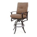 Albany Swivel Bar Stool Spectrum Caribou Cushions