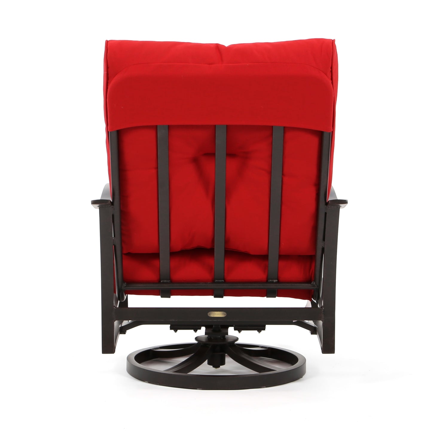 Albany Swivel Rocker Club Chair Flagship Ruby Cushions Back, image 5