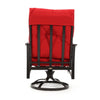 Albany Swivel Rocker Dining Chair Flagship Ruby Cushions Back