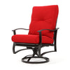 Albany Swivel Rocker Dining Chair Flagship Ruby Cushions