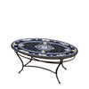 Amalfi Oval Coffee Table Espresso Frame