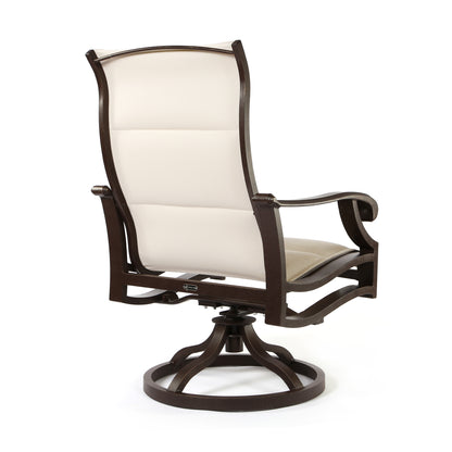 
                  Anthem Padded Sling Swivel Rocker Dining Armchair - Image 2
                