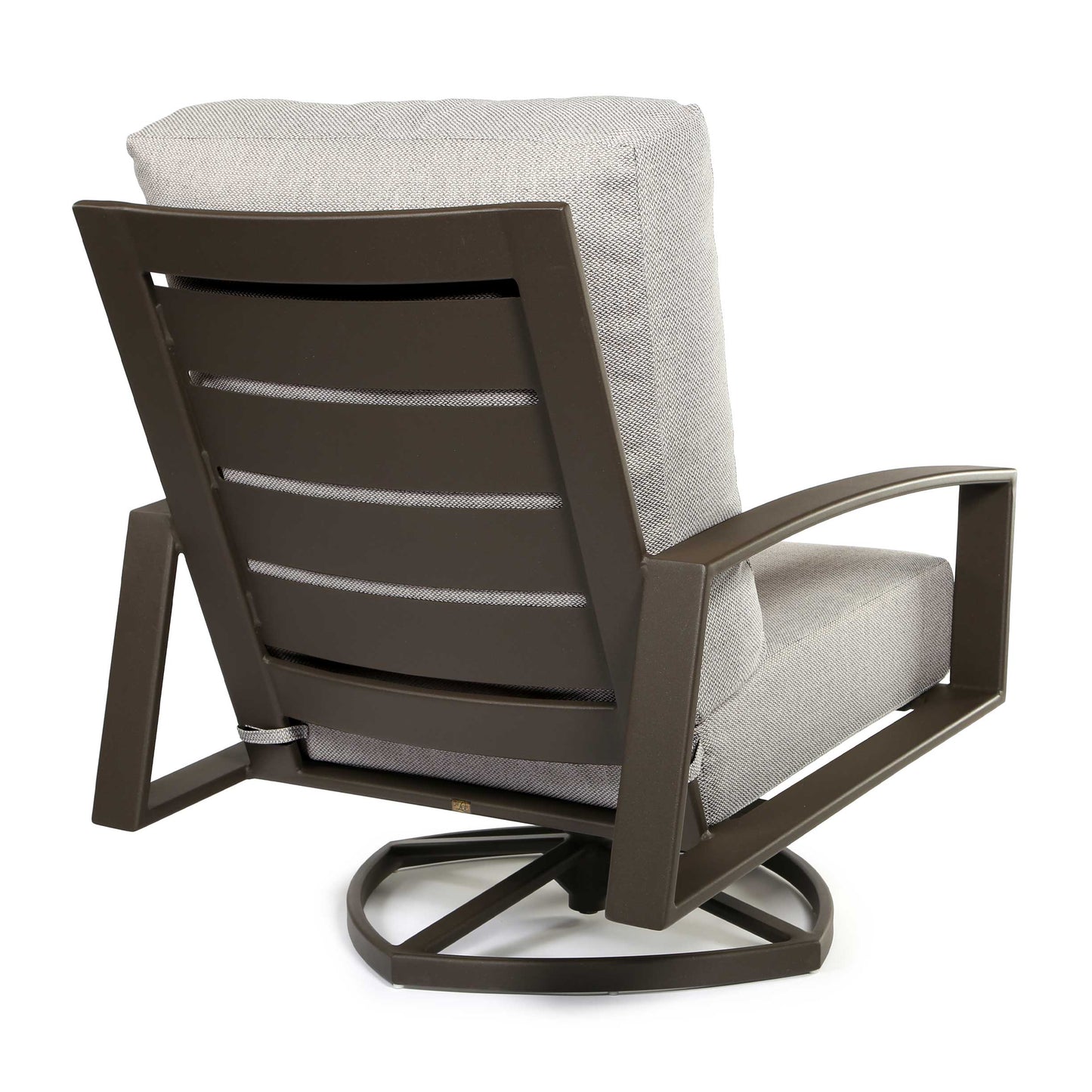 Arc Swivel Rocker Lounge Chair Zenith Sand Cushions Back, image 5