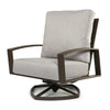 Arc Swivel Rocker Lounge Chair Zenith Sand Cushions