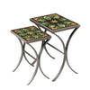 Arenal Nesting Table Set Pewter Frame