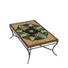 Arenal Rec Coffee Table Pewter Frame