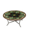Arenal Round Coffee Table Pewter Frame