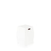 Asian Ceramics Square Garden Stool Matte White