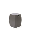 Asian Ceramics Square Garden Stool Mica Gray