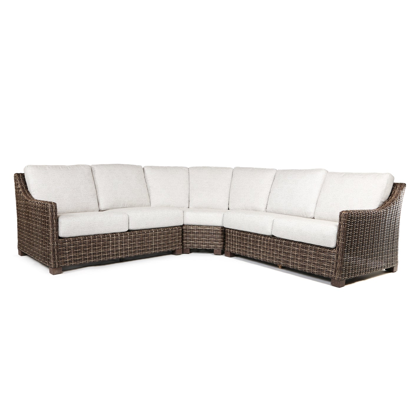 Avallon 3PC Sectional Set by Ebel Wicker Set Today's Patio
