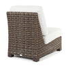 Avallon Armless Chair Nurture Pebble Cushions Back