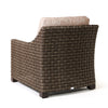 Avallon Club Chair Brushed Clay Cushions Back