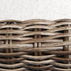 Avallon Club Chair Crosshatch Vapor Cushions Hickory Weave Detail