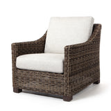 Avallon Club Chair Crosshatch Vapor Cushions