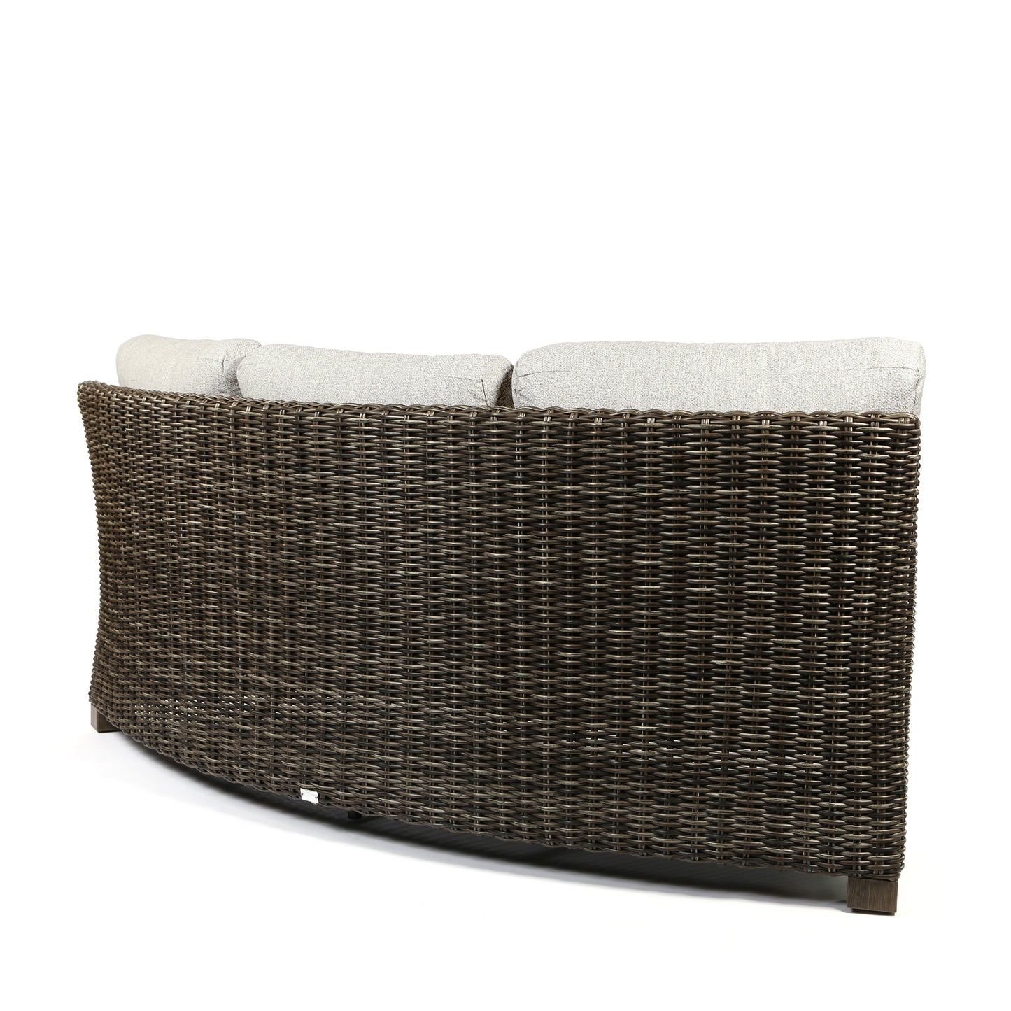 Avallon Curved Sofa Crosshatch Vapor Cushions Back, image 3