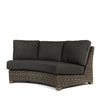 Avallon Curved Sofa Nurture Charcoal Cushions