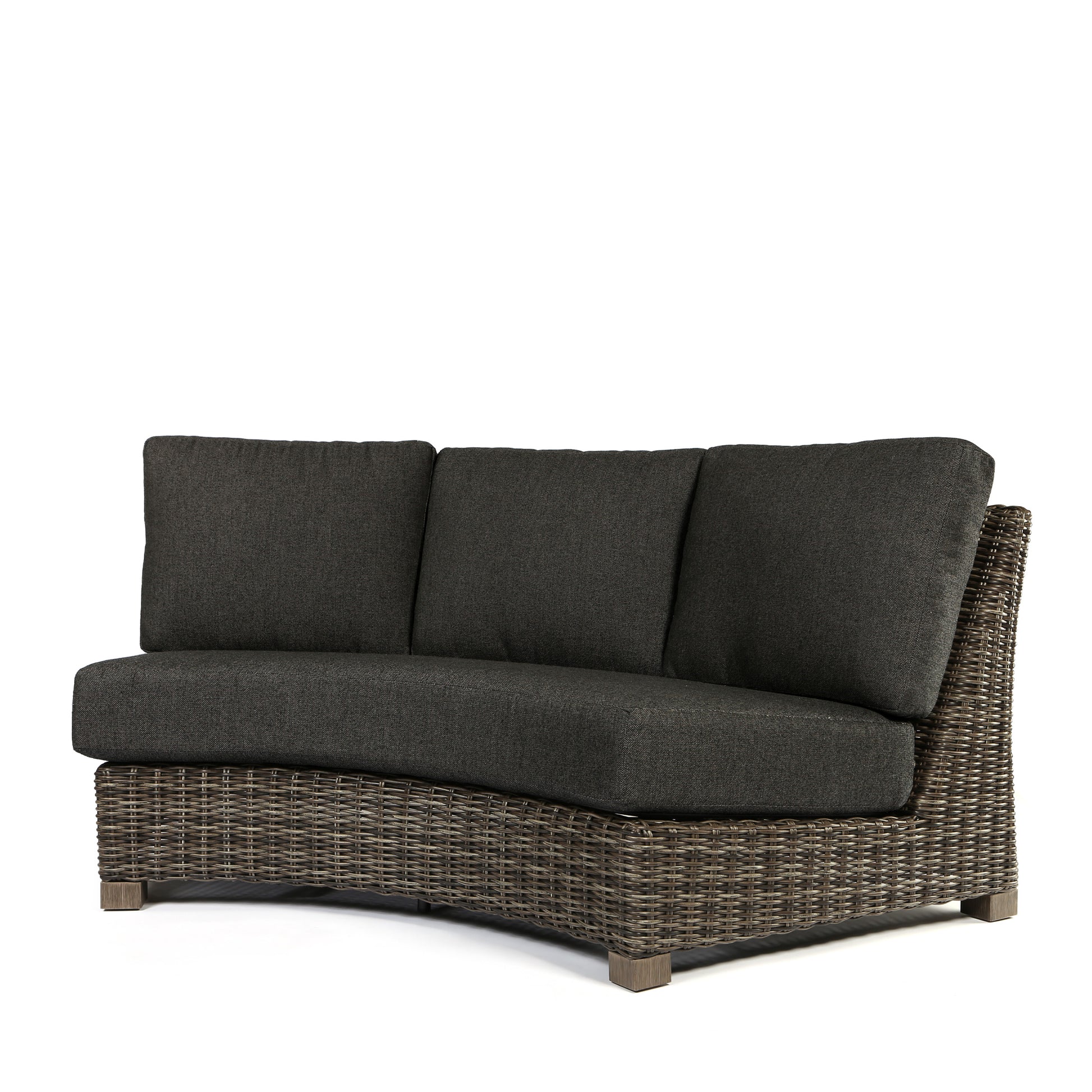 Avallon Curved Sofa by Ebel Wicker Sofa Today's Patio