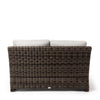 Avallon Loveseat Crosshatch Vapor Cushions Back