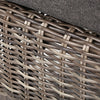 Avallon Ottoman Nurture Charcoal Cushion Hickory Weave Detail