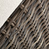 Avallon Ottoman Nurture Pebble Cushion Hickory Weave Detail