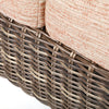 Avallon Sofa Brushed Clay Cushions Hickory Weave Detail