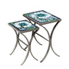 Azula Nesting Table Set Pewter Frame