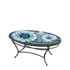 Azula Oval Coffee Table Black Frame