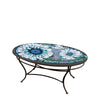 Azula Oval Coffee Table Espresso Frame
