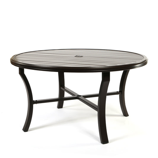 Banchetto 54" Round Slat Top Dining Table