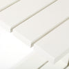 Bari C Table White Finish Detail