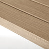 Bari Console Table Flax Finish Detail