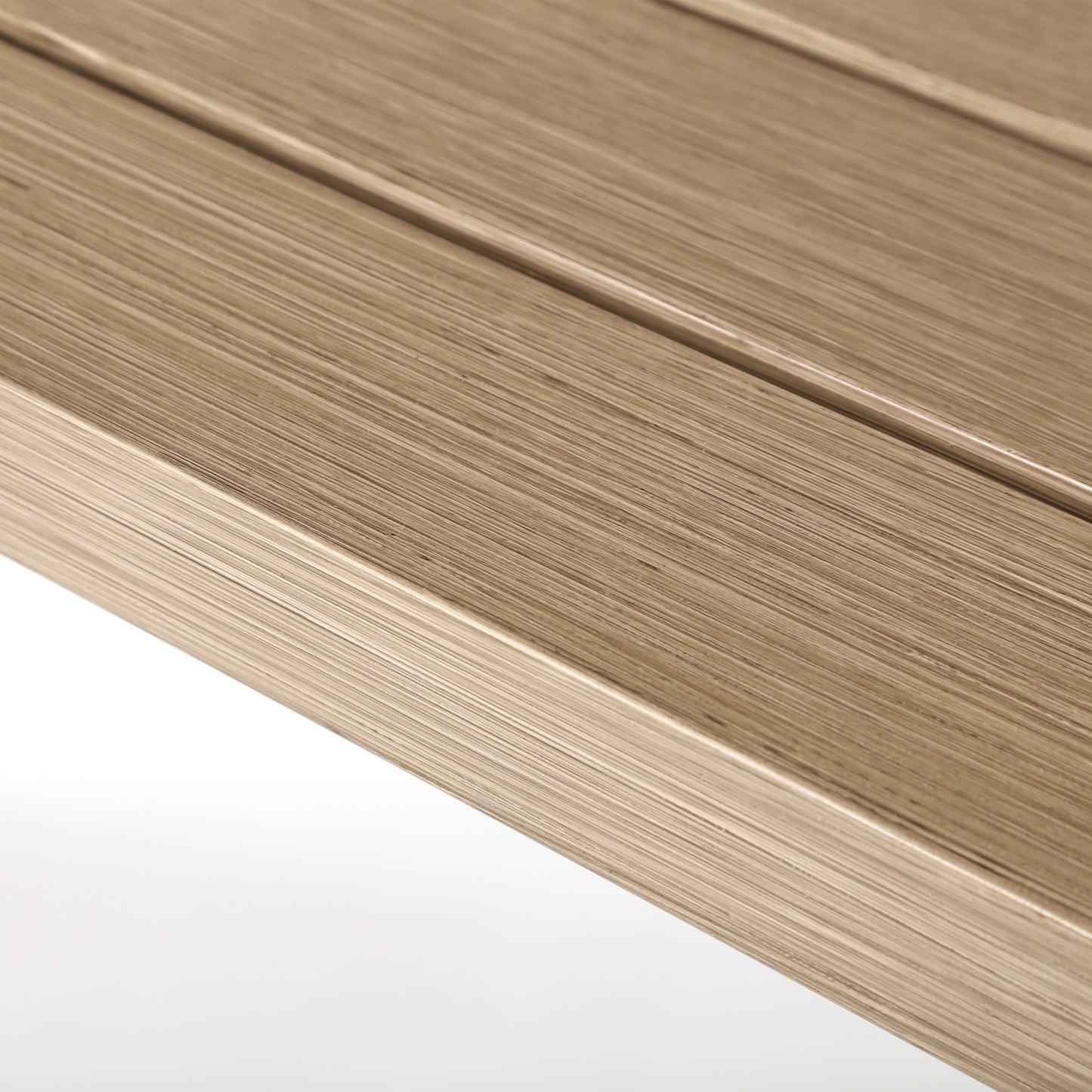 Bari Console Table Flax Finish Detail, image 2