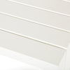 Bari End Table White Finish Detail