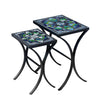 Belcarra Nesting Table Set Black Frame