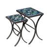 Belcarra Nesting Table Set Espresso Frame