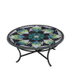 Belcarra Round Coffee Table Black Frame